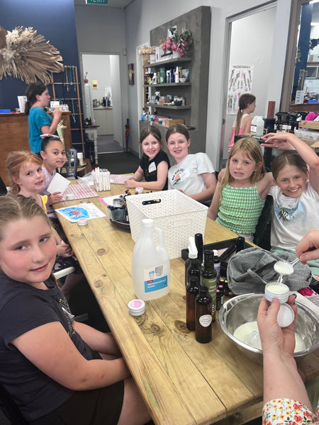 Kids Organic Skincare DIY Weekly Workshops,  Feburary  28th to March 28th, Wednesday’s or Thursday’s 2024, 5 weeks of formulating fun
