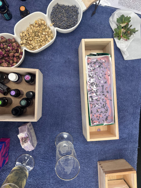SIP AND SOAP Christmas Cold Process Soap Making Workshop Sunday 10th of December 11:30 till 2:30