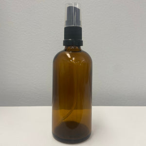 Amber bottle 100 ml glass spray bottle