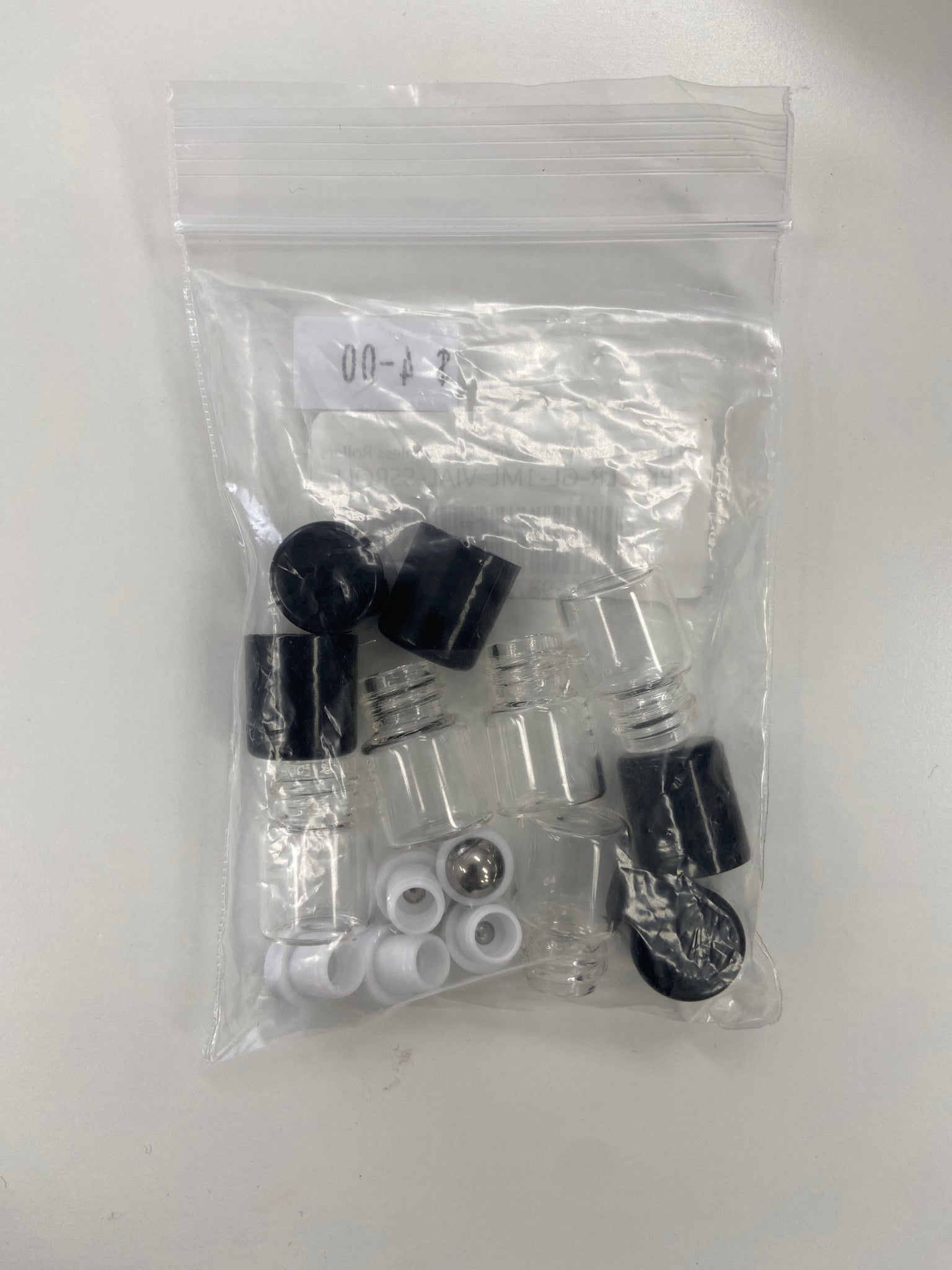 Sample Vial clear 1 ml roller x 5 pack